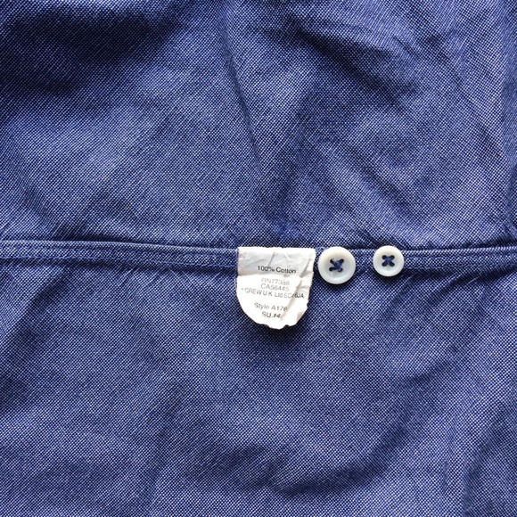 🟠2/$20 4pc Breezy Summer Blues Button Down Shirt Set (S) - Picture 5 of 16